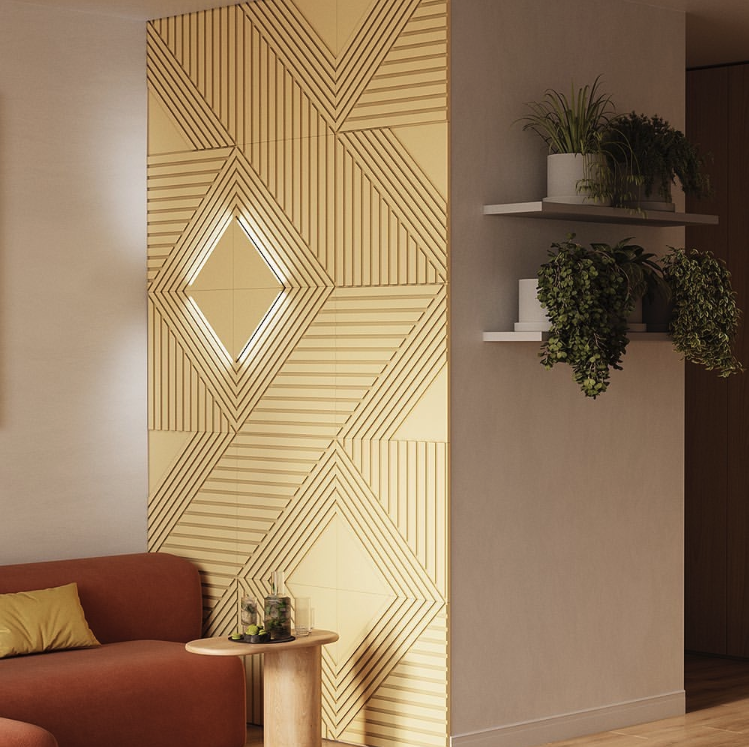 3D LED wandpaneel - Imperial LED