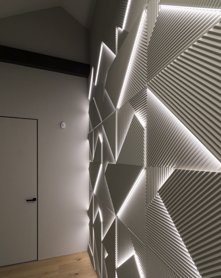 3D LED wandpaneel - Fields LED