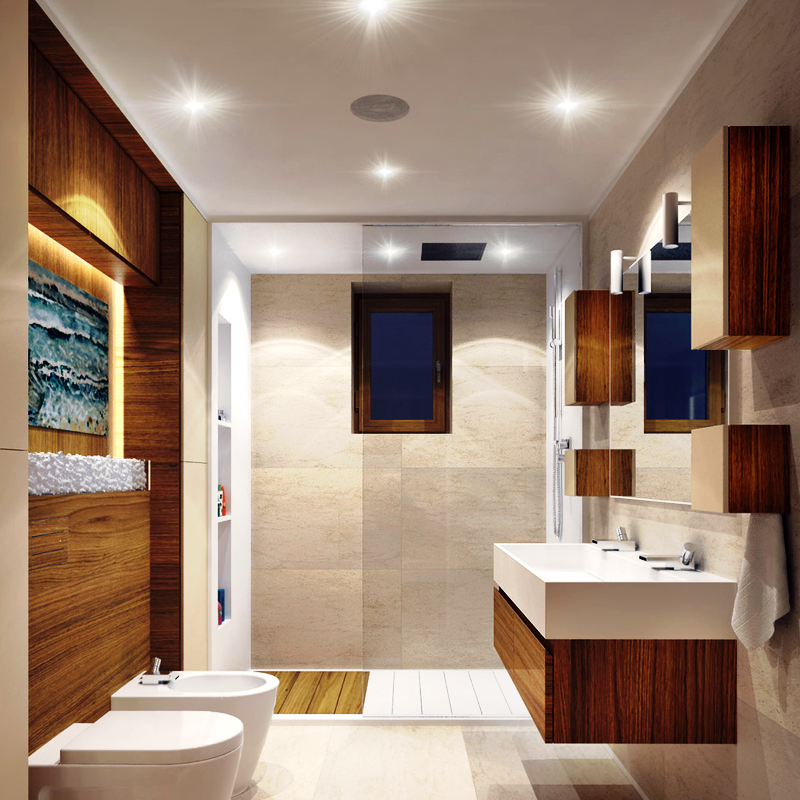 Waterdichte LED spot behuizing IP44 - OH35 WIT