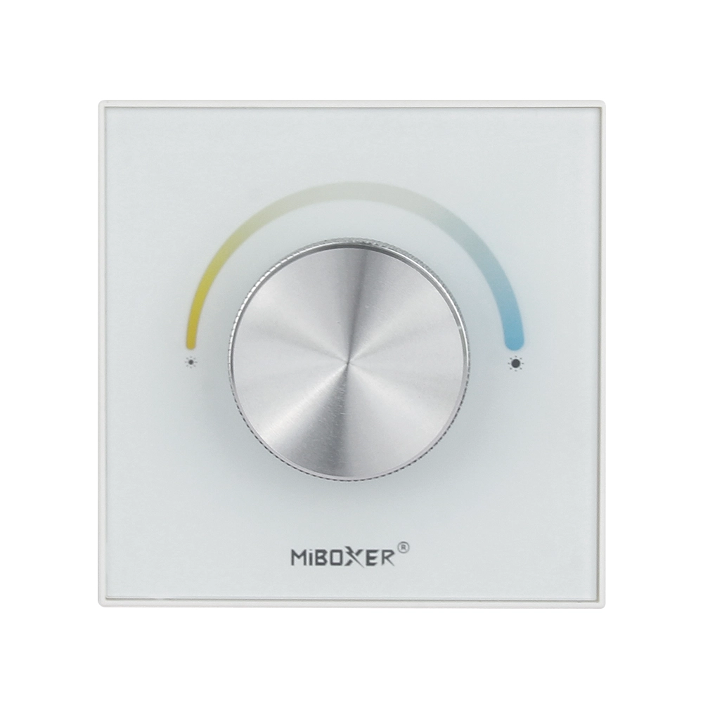 Inbouw LED wanddimmer - Draadloos en bedraad - Miboxer P0 wandpaneel