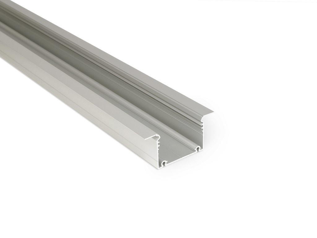 PHIL recessed C10 LED profiel - Geanodiseerd aluminium - afdekking naar keuze