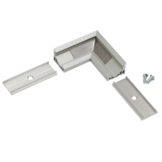 CORNER14 EE7F/TY LED hoekprofiel - Geanodiseerd aluminium - afdekking naar keuze