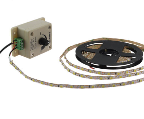 LED draaidimmer 12 / 24 Volt max 8 ampere