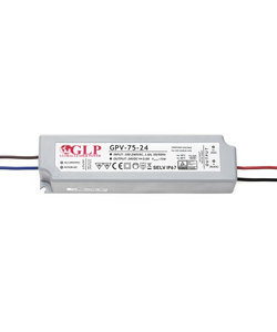 LED driver 75 watt 24 volt 3 Ampère – IP67 waterdicht – 5901885208244- GLP GPV-75-24