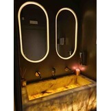 Waterdichte LED strip 3000K Warm Wit 9,6W 1020LM 120LED p/m 12VDC IP65 - 5 meter