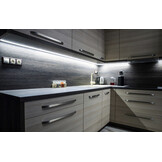 Waterdichte LED strip 12 volt 6000k koud wit 6W 650LM 60LED p/m IP65 - 5 meter