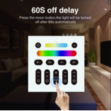 +GLEDoptop Zigbee LED strip wandpaneel - 4 zones - smarthome compatible