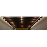 Zwart Inbouw LED XL profiel met klikcover 36.79mm x 26,00mm - XL07Zwart