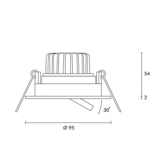 LED inbouwspot - kantelbaar - 13W 4000k natuurlijk wit