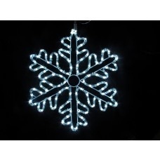 LED sneeuwvlokken verlichting koel wit 4,5 meter LED lampjes - waterdicht