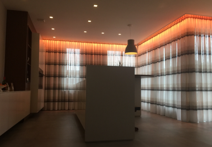 Waterdichte RGB LED strip 7,2 watt 450LM 30LED 12vdc IP65 - 5 meter