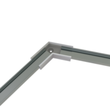 Hoek verbinder 120 graden voor Wit LED strip profiel 301WIT