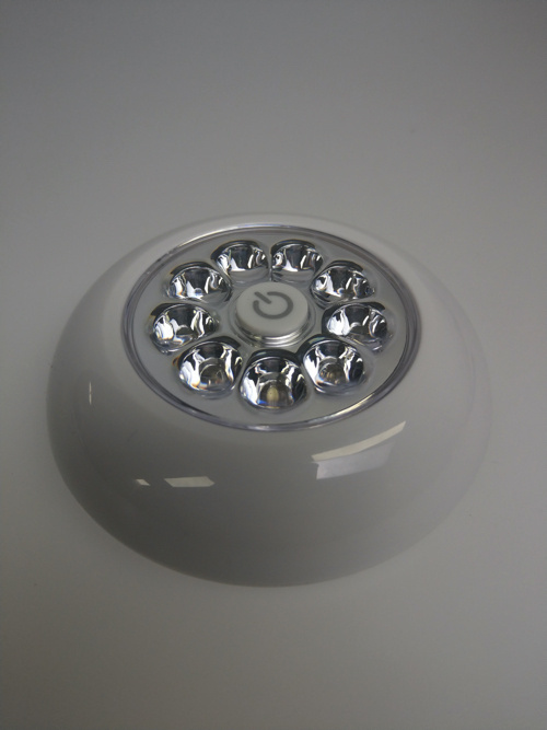 LED spot op batterij - 10cm - 4000k natuurlijk licht