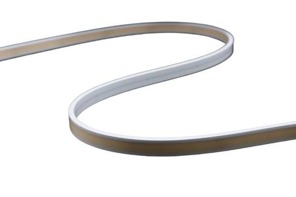 Waterdichte COB LED strip 12 volt 2700K extra warm wit 9W 1020LM 480LED p/m IP68 - 5 meter