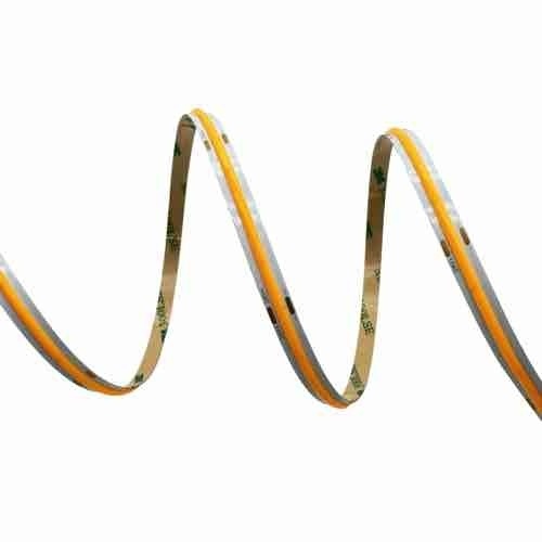 COB LED strip Geel 8W 1050LM 480 LED’s p/m 24VDC IP20 - 5 meter