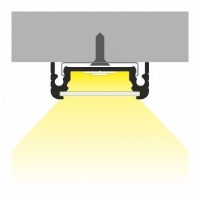 Extra lange montageklem voor 09ALU,09WIT, 09ZWART LED strip profiel