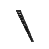 3-FASE instelbare lineaire LED lijn 56cm zwart 120 graden bundel - IRIS56ZWART