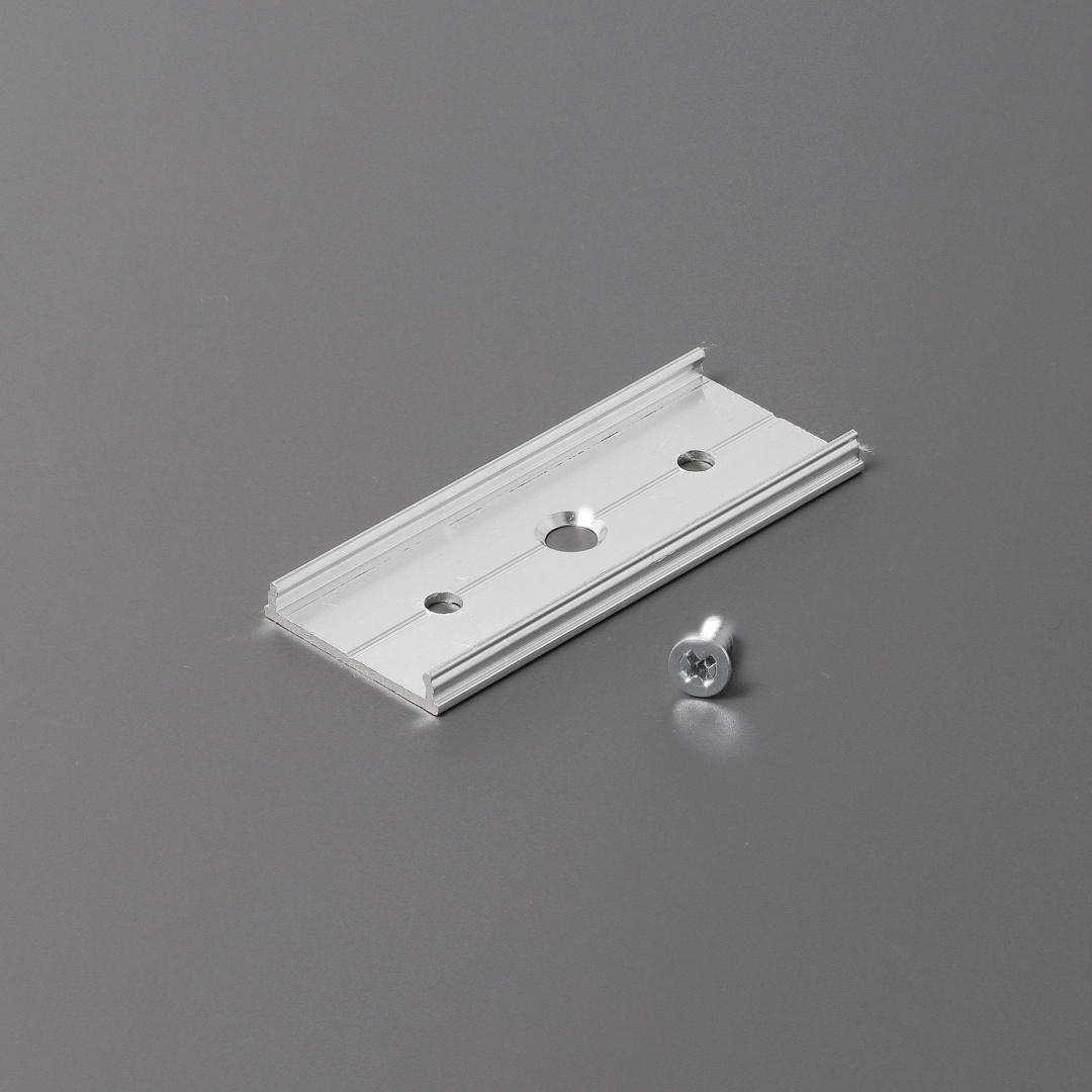 LED strip profiel montageklem extra lange voor - 09INBOUW-ALU, 09INBOUW-WIT, 09INBOUW-ZWART