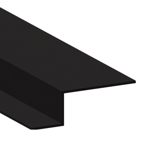 Zwart LED gipsplaat profiel voor koof 43,5mm x 13,44mm - GIPS160ZWART