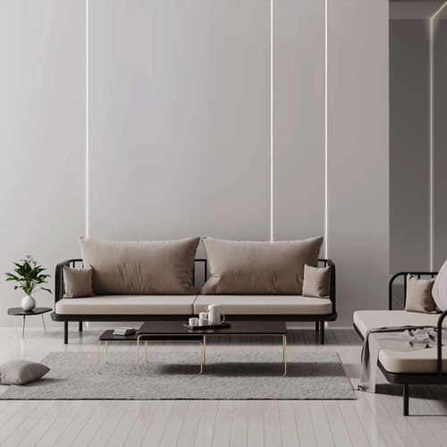 Trimless LED strip profiel plafond stuc met klikcover 50,4 mm x 14,7 mm - Trimless10ALU