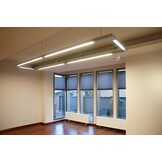 PHIL53 C10 LED profiel 3 meter - 53 mm breed - Zwart gelakt RAL 9005