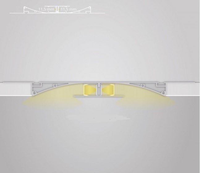 LED gips profiel 2 meter 33 mm x 16,8 mm GIPS11WIT