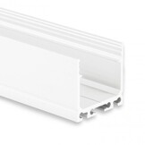PN6V2 hoog LED opbouwprofiel - Wit - afdekking naar keuze