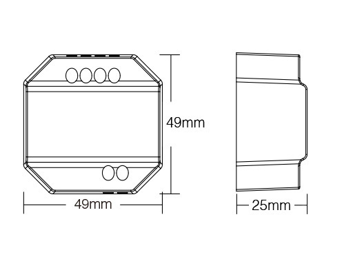 Draadloze AC TRIAC LED dimmer – Draadloze Fase afsnijding LED dimmer – Miboxer WL-SW1