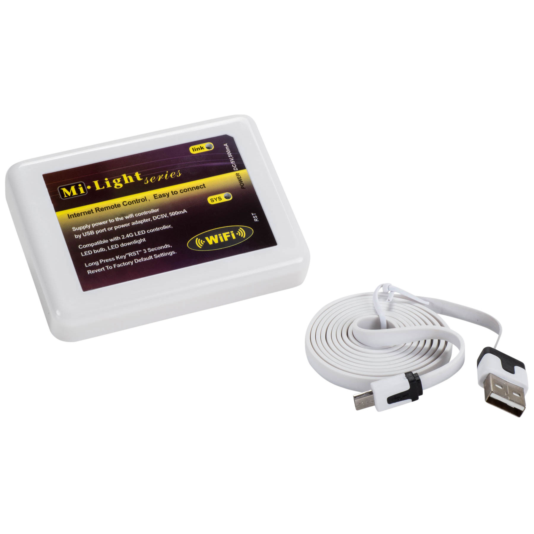 WIFI controller voor LED verlichting (iOS/iPhone en Android)