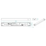 SLIM LED driver 60 watt 24 volt 2.5 Ampère - IP20 - compact - GTPC-60-24-S