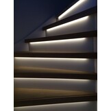LED strip traptrede verlichting - max 15 treden - natuurlijk wit
