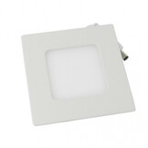 230V inbouwspot 3W warm wit vierkant