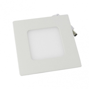 230V inbouwspot 3W warm wit vierkant