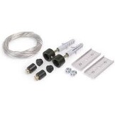 Ophangsysteem voor buigbaar LED strip profiel F12ZWART - Zwart