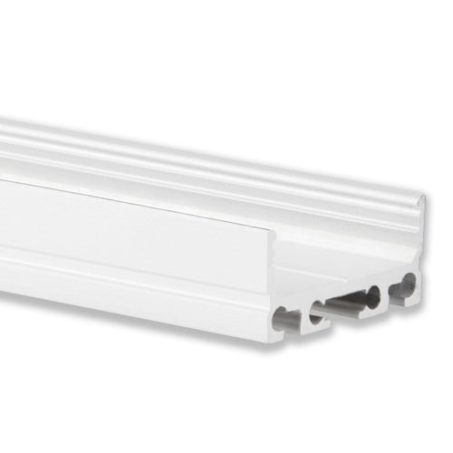 PN4 breed LED opbouwprofiel - Wit - afdekking naar keuze