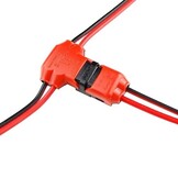 3 weg T koppelstuk voor LED strips – T splitter Draad doorsnede: 18-24AWG