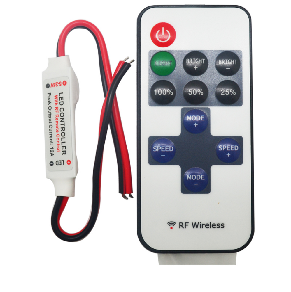 LED strip dimmer voor strips met 1 vaste kleur