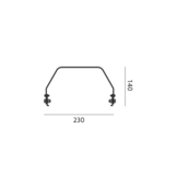 HIGH BAY montagebeugel plafond 100 watt high bay