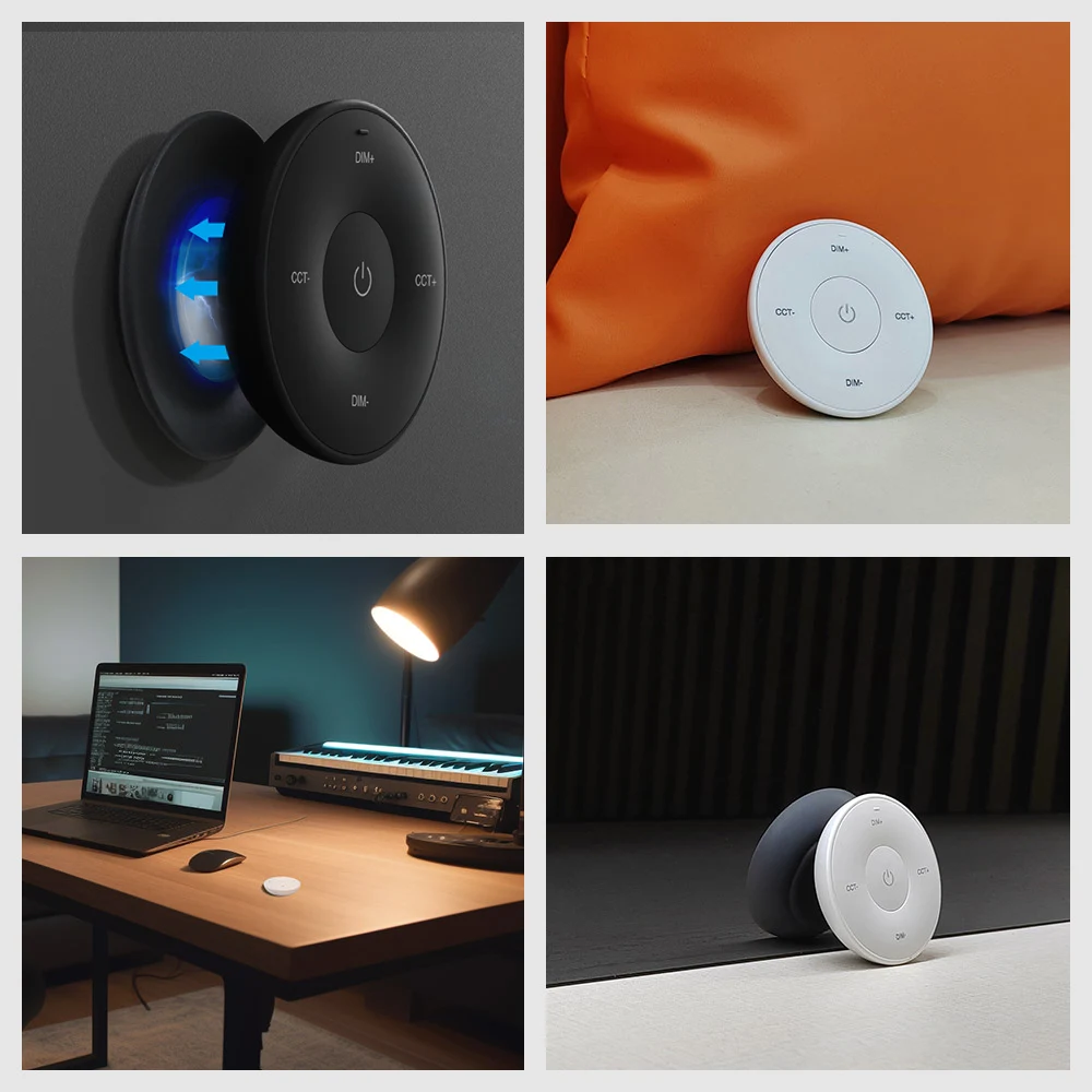 Mini LED afstandsbediening - Draadloos - Miboxer K2S-B ZWART