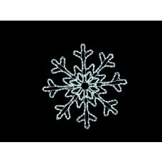 LED sneeuwvlokken verlichting koel wit 8,5 meter LED lampjes - waterdicht