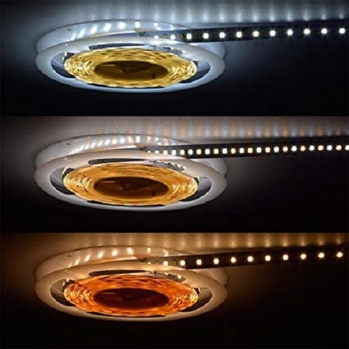 LED strip CCT 2700K ~ 6500K 9,6W 900LM 120LED p/m 24VDC IP20 - 5 meter