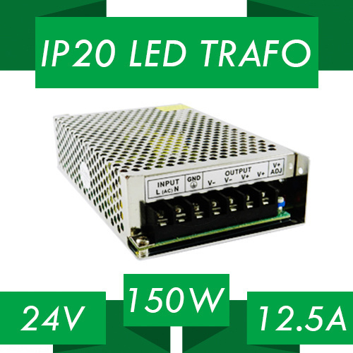 LED driver 150 watt 24 volt 6 ampere - IP20 - POS-150-24-C