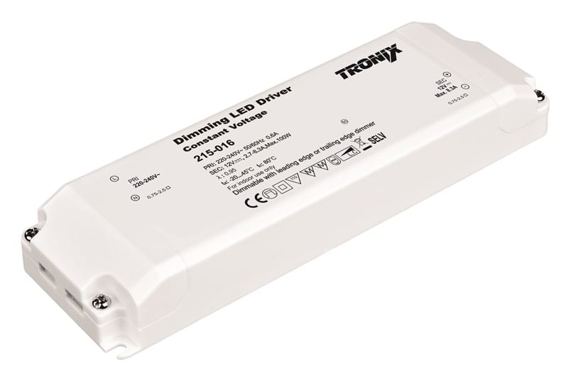 Triac Dimbare LED driver 100 watt 12 volt 8,30 ampere - IP20