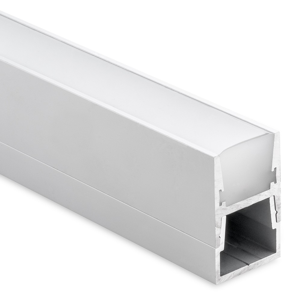 LED strip buiten profiel 100cm waterdicht wit