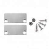 2 x LED strip profiel eindkappen inclusief schroeven - PN4.C1 - afdekking naar keuze