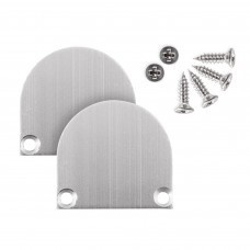 2 x LED strip profiel eindkappen inclusief schroeven - PN4.C4 - afdekking naar keuze