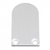 2 x LED strip profiel eindkapjes inclusief schroeven PL5 C5 Spica - Grijs