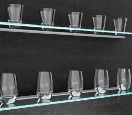 LED strip glasplaat profiel 27 mm x 16,5 mm MK12