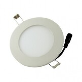 230V inbouwspot 6W warm wit rond