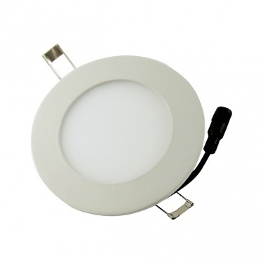 230V inbouwspot 6W warm wit rond